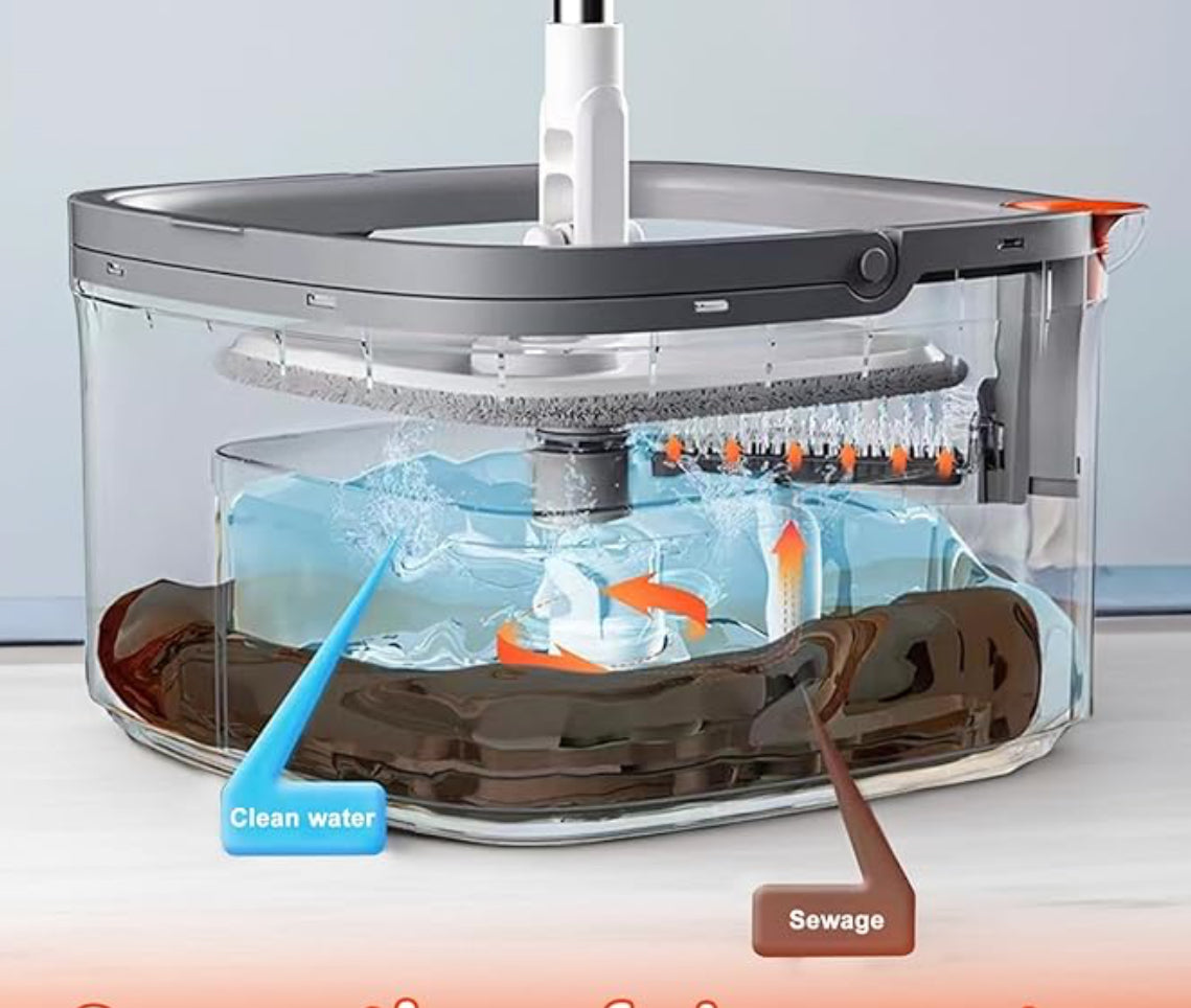 Spin Mop and Bucket