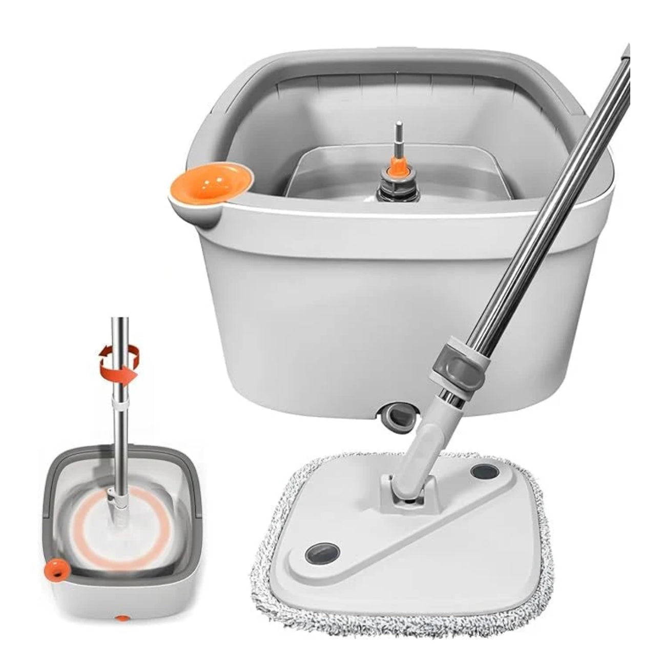 Spin Mop and Bucket